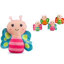 Pl&uuml;sch Schmetterling, 14 cm, 4-fach sortiert,...