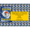 Pokémon Karten Set - 50 deutsche Karten 1 V, VMAX,...