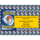 Pok&eacute;mon Karten Set - 100 deutsche Karten