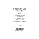 Pokémon Karten Set - 100 deutsche Karten