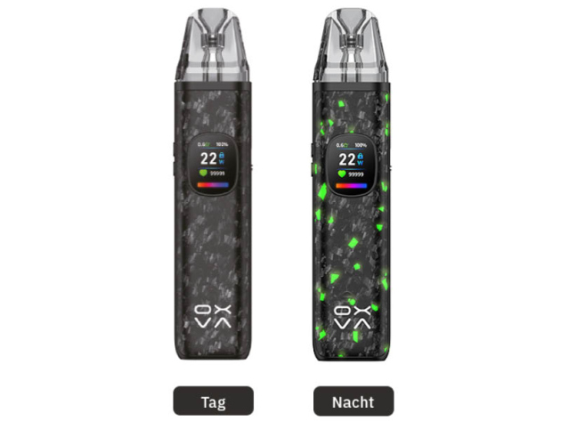 OXVA Xlim - Pro 2 DNA Kit - Luminous Forged Carbon Fiber (mit grünen Leuchtpunkten im Dunkeln) - mit neuer DNA-Chip-Technologie