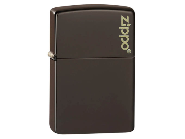 Zippo Feuerzeug - Brown Matte Zippo Logo