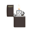 Zippo Feuerzeug - Brown Matte Zippo Logo