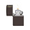 Zippo Feuerzeug - Brown Matte Zippo Logo