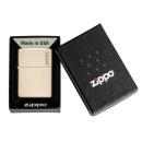 Zippo Feuerzeug - Flat Sand Zippo Logo