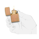 Zippo Feuerzeug - Woodchuck Brushed Brass