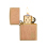 Zippo Feuerzeug - Woodchuck Brushed Brass