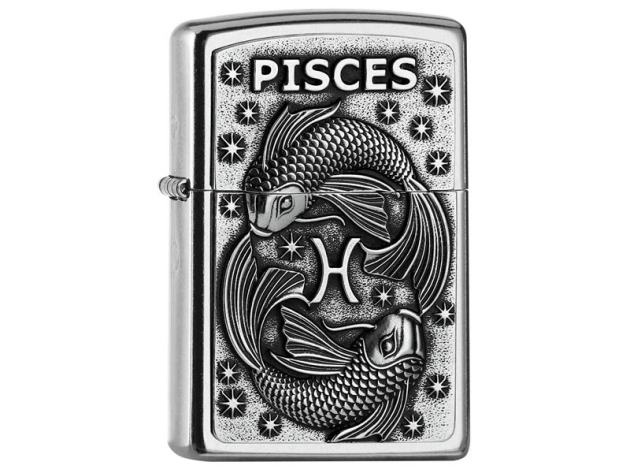 Zippo Feuerzeug - Fische Sternzeichen
