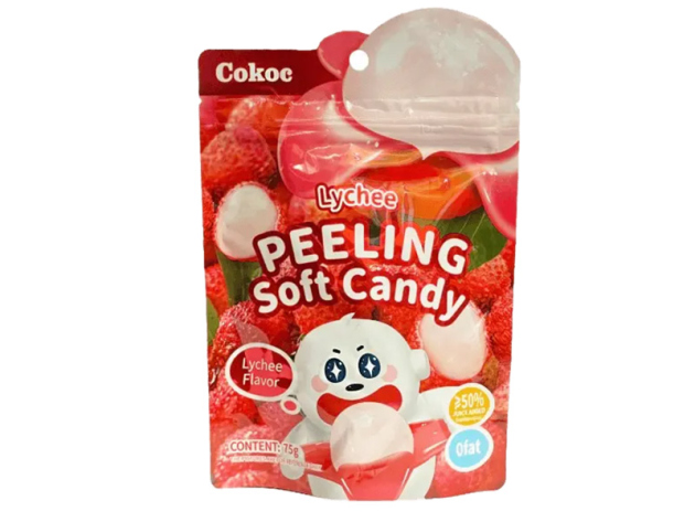 Cokoc - Peelable Soft Candy - Lychee á 75 g; 50er Pack