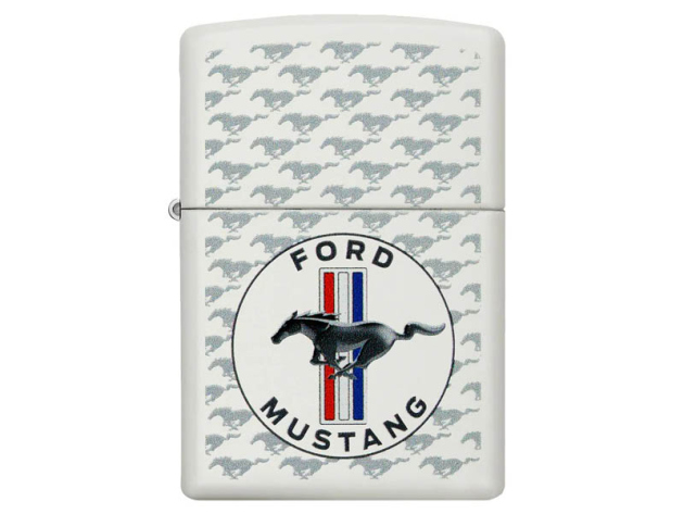 Zippo Feuerzeug - Ford Mustang Horse & Bars Device