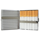 Zigarettenetui "Gerifelt chrom" f&uuml;r 20...