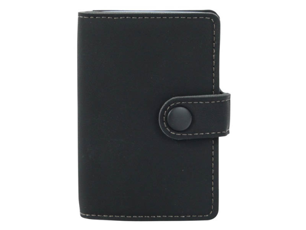 Zigarettenetui mit Geldbörse schwarz" für 8 Zig., mit Spange