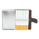 Zigarettenetui mit Geldb&ouml;rse braun" f&uuml;r 8...