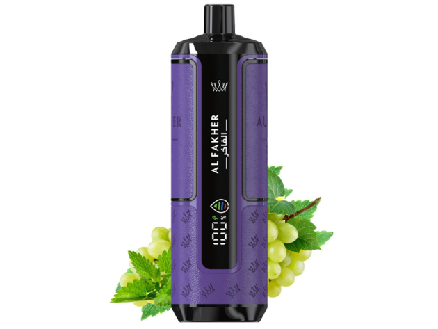 Al Fakher 20K Hypermax Big Puffs - Grape Mint (Traube, Minze) - 6 mg - 20.000 Züge