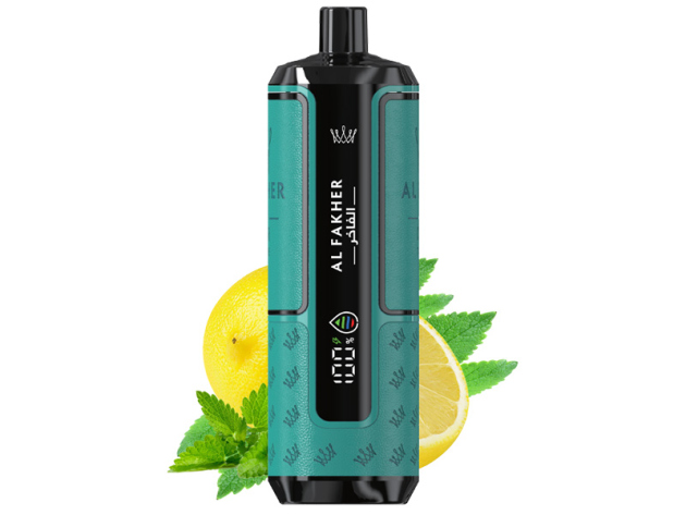 Al Fakher 20K Hypermax Big Puffs - Lemon Mint (Zitrone, Minze) - 6 mg - 20.000 Züge