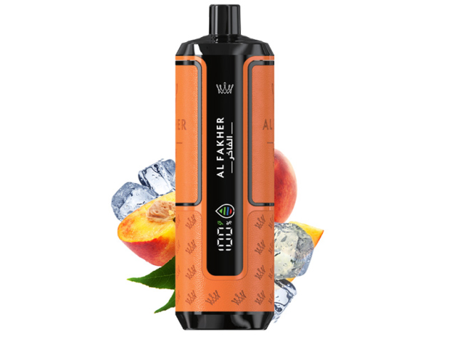 Al Fakher 20K Hypermax Big Puffs - Peach Ice (Pfirsich, Eis) - 6 mg - 20.000 Züge