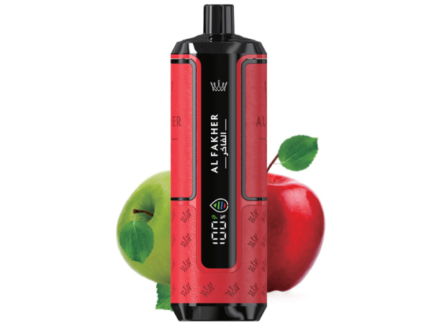 Al Fakher 20K Hypermax Big Puffs - Two Apple (Doppelapfel) - 6 mg - 20.000 Züge