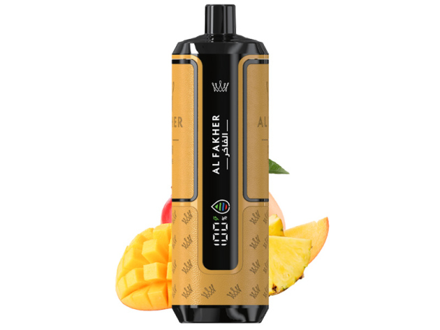 Al Fakher 20K Hypermax Big Puffs - Mango Pineapple (Mango, Ananas) - 6 mg - 20.000 Züge