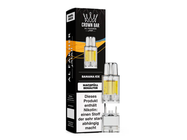 Al Fakher 12K PRO MAX Pod - Banana Ice - 20 mg - 12.000 Züge