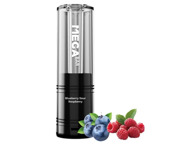 Mega Bar - GEMENI 2000 - Pods - Blueberry Sour Reaspberry (Blaubeere, Himbeere) - mit Nikotin - 2er Set