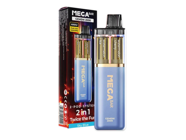 Mega Bar - GEMENI 2000 - Basisgerät - Sky Blue (hell blau) - 2 Pod-System