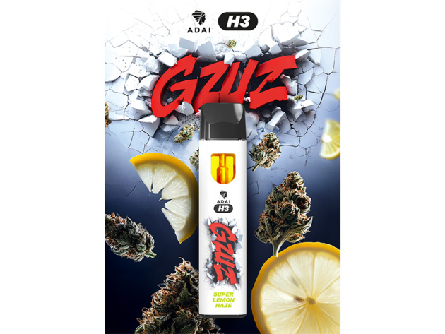 GZUZ - H3 Superior Blend Vape - SUPER LEMON HAZE V2 - 95% H3 - 1ml