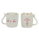 Becher aus Keramik "MijomaHOME is"; 350ml