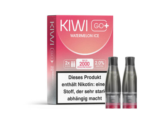 KIWI GO+ Pod - Watermelon Ice (Wassermelone Eis) - 20mg - 2er Set
