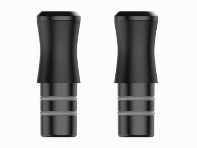 KIWI - Drip Tip PC/Silikon -  schwarz; 2er Set