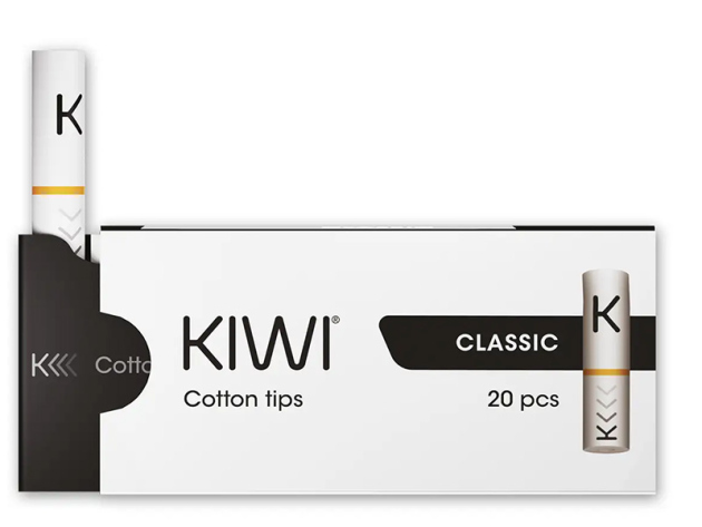 KIWI - Cotton Filter Tips - Classic White; 20er Set