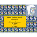 Pok&eacute;mon Karten Set - 50 Karten