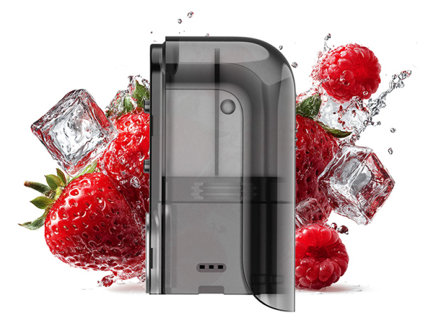 PIXL MAX 20K  - Refill Container (Pod) - Strawberries Raspberry Ice - 10ml/ 20 mg Nikotin