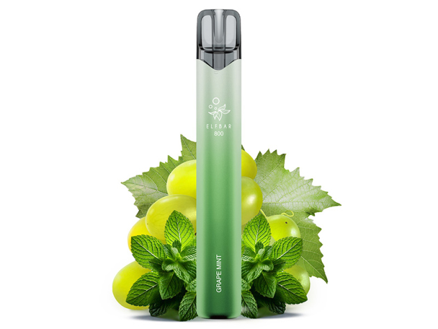 ELFBAR 800 - Grape Mint (Traube, Minze) - 0 mg - 800 Züge