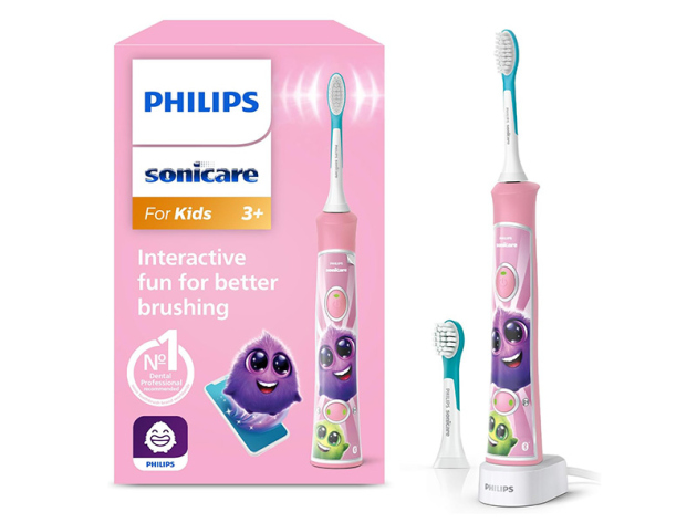 Philips Sonicare for Kids; elektr. Schallazahnbürste mit App; rosa - Modell HX6352/42; UVP: 59,99 Euro