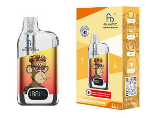 RandM Tornado - BOX POD 12000;  Yellow Red