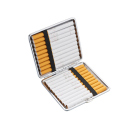 Zigarettenetuis "SNAKE SCALES", für 20 Zig., mit Gummiband, 3-fach sortiert, 12er Display