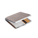 Zigarettenetuis "SNAKE SCALES", für 20 Zig., mit Gummiband, 3-fach sortiert, 12er Display