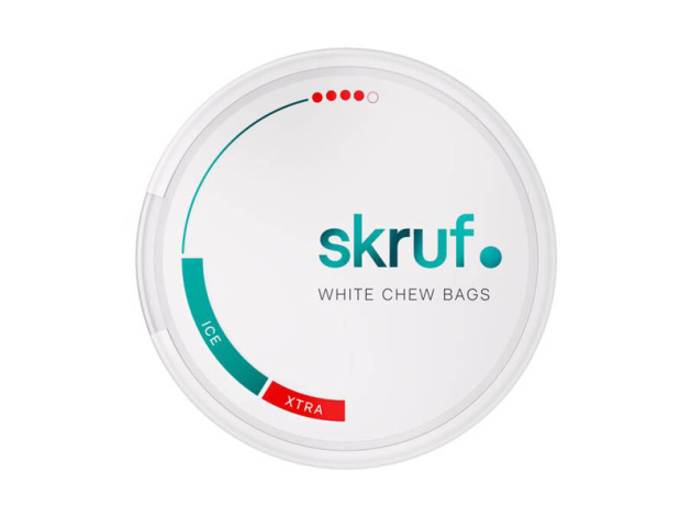 Skruf Ice "White Chew Bags" 4 XTRA, 17g, Kautabak