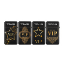 Sturmfeuerzeuge "VIP" Jet-Flame, 4-fach sortiert, 20er Display