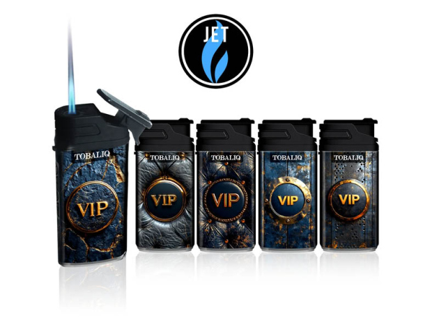 Sturmfeuerzeuge "Zlix-Vip" Jet-Flame, 5-fach sortiert, 20er Display