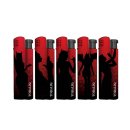 Sturmfeuerzeuge "Devil Girl" Jet-Flame, 5-fach sortiert, 25er Display