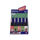 Stabfeuerzeug "XMAS DRINKS"; 5-fach sortiert;...