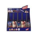 Stabfeuerzeug "XMAS VILLAGE"; 5-fach sortiert;...