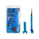 Loom Bands Metal Hooks and Mini Loom Blue transparent