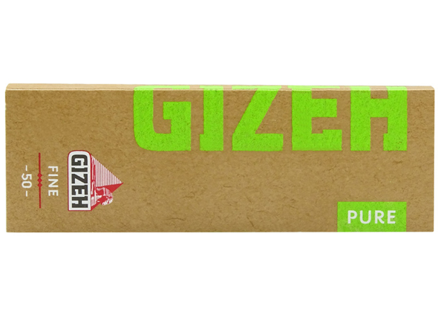 Gizeh Pure Fine Zigarettenpapier 25 Hefte je 50 Blatt