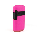 Sturmfeuerzeuge "Neon" Blaue Doppelflamme 20er , ca. 7 x 4 cm