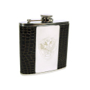 Flachmann "Wappen &amp; Kroko-Optik...