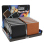 Cigarette Case display 12x "Brown-Black" with rubber band, capacity: 20 cigs.