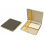 Cigarette Case display 12x "Brown-Black" with rubber band, capacity: 20 cigs.