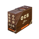 OCB Virgin unbleached Slim + Tips  32 booklets each 32...